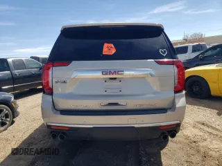 2021 GMC Yukon XL Denali with VIN 1GKS2JKL1MR206370, listed as a Copart auction lot 49702315 with 62,857 mi miles and Salvage Title. Bid and sale history available at carsss.com. Image 6.