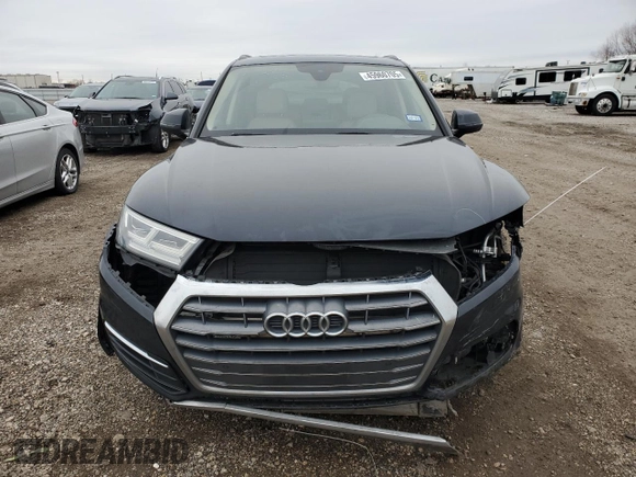 2018 Audi Q5 Premium Plus with VIN WA1BNAFY9J2216877, listed as a Copart auction lot 45960705 with 92,753 mi miles and Salvage Title. Bid and sale history available at carsss.com. Image 5.