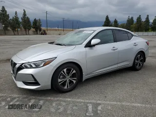 2020 Nissan Sentra SV z VIN 3N1AB8CV4LY222526, wystawiony jako Copart lot #53543915 z przebiegiem 54 974 mil mil oraz Szkoda całkowita • Salvage title. Historia ofert i sprzedaży dostępna na DreamBid. Obrazek 1.