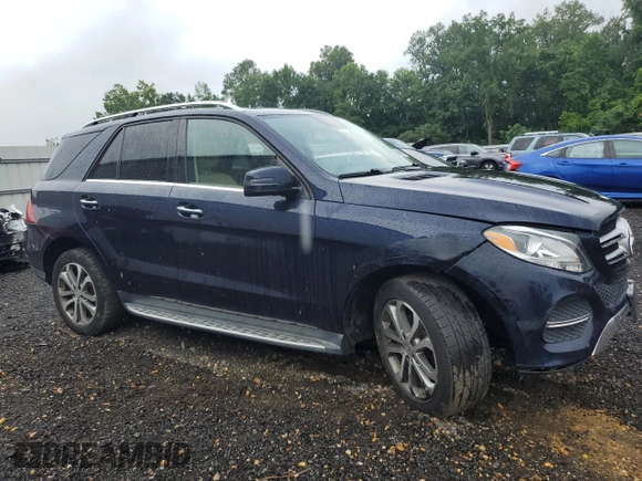 2016 Mercedes-Benz GLE 350 with VIN 4JGDA5HB5GA636186, listed as a Copart auction lot 63459905 with 127,899 mi miles and Salvage title. Bid and sale history available at DreamBid. Image 4.