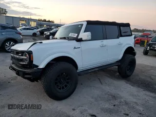 2022 Ford Bronco with VIN 1FMDE5DH9NLB78751, listed as a Copart auction lot 79826564 with 14,701 mi miles and Salvage Title. Bid and sale history available at DreamBid. Image 1.