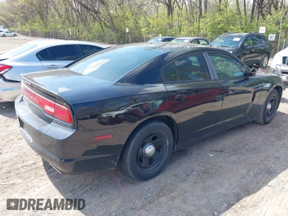 2013 Dodge Charger Police with VIN 2C3CDXAG5DH546384, listed as a IAAI auction lot 42021401 with 154,637 mi miles and . Bid and sale history available at carsss.com. Image 4.