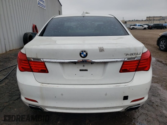 2011 BMW 7 Series 740Li with VIN WBAKB4C55BC575033, listed as a Copart auction lot 42975365 with 130,247 mi miles and Clean title. Bid and sale history available at DreamBid. Image 6.