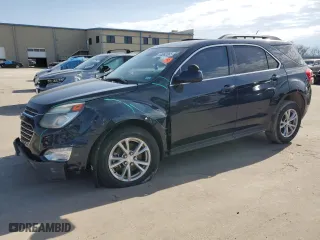 2016 Chevrolet Equinox LT with VIN 2GNALCEK1G6285999, listed as a Copart auction lot 44862065 with 833,894 mi miles and Salvage Title. Bid and sale history available at carsss.com. Image 1.