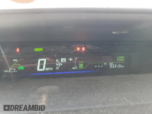 2014 Toyota Prius Two with VIN JTDZN3EU0EJ009787, listed as a Copart auction lot 50413265 with 93,312 mi miles and Salvage Title. Bid and sale history available at DreamBid. Image 9.