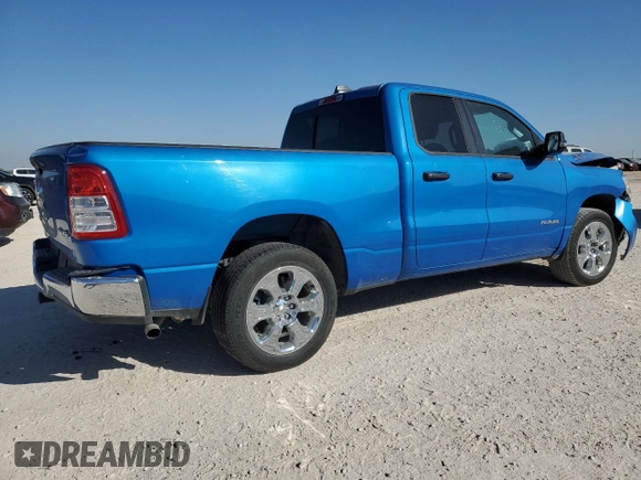 2023 Ram 1500 Big Horn with VIN 1C6RRFBG6PN606238, listed as a Copart auction lot 77317934 with 9,211 mi miles and Salvage Title. Bid and sale history available at carsss.com. Image 3.