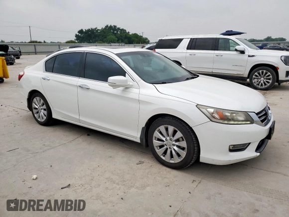 2013 Honda Accord Touring with VIN 1HGCR3F94DA048502, listed as a Copart auction lot 56619655 with 148,084 mi miles and Salvage title. Bid and sale history available at DreamBid. Image 4.