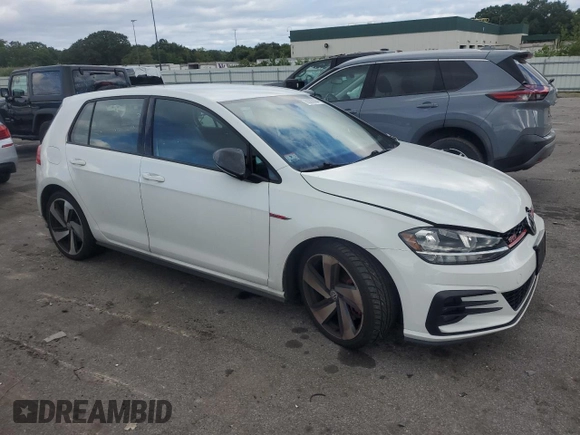 2020 Volkswagen Golf GTI S with VIN 3VW6T7AU9LM003439, listed as a Copart auction lot 69205594 with 52,272 mi miles and Salvage Title. Bid and sale history available at carsss.com. Image 4.