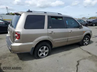 2007 Honda Pilot EX with VIN 5FNYF28447B034832, listed as a Copart auction lot 51956045 with 0 mi miles and Salvage Title. Bid and sale history available at carsss.com. Image 3.