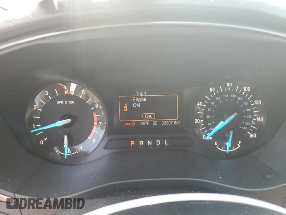 2017 Ford Fusion SE z VIN 3FA6P0H73HR112476, wystawiony jako Copart lot #62946945 z przebiegiem 33 907 mil mil oraz Szkoda całkowita • Salvage title. Historia ofert i sprzedaży dostępna na DreamBid. Obrazek 9.