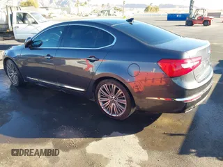 2014 Kia Cadenza Premium with VIN KNALN4D77E5141281, listed as a IAAI auction lot 41403131 with 126,689 mi miles. Bid and sale history available at carsss.com. Image 3.