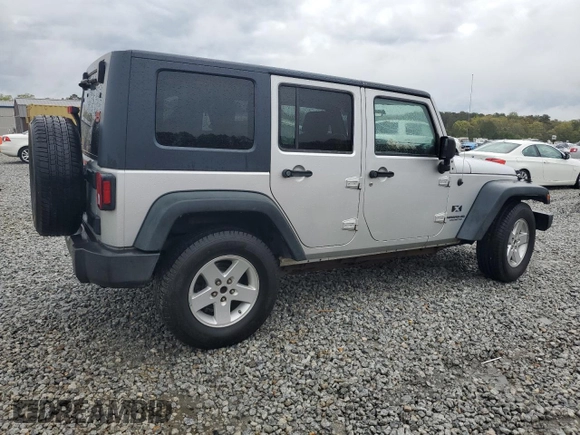 2008 Jeep Wrangler Unlimited X with VIN 1J4GB39148L565250, listed as a Copart auction lot 51170505 with 153,344 mi miles and Salvage Title. Bid and sale history available at DreamBid. Image 3.