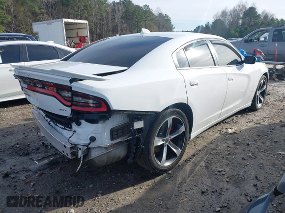 2017 Dodge Charger SXT with VIN 2C3CDXHG8HH634521, listed as a IAAI auction lot 41064103 with 150,284 mi miles. Bid and sale history available at carsss.com. Image 4.