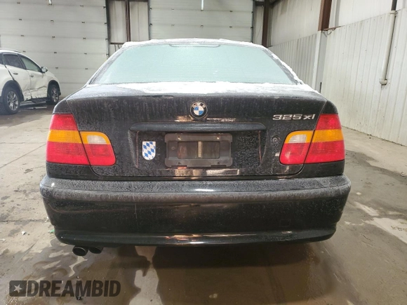 2003 BMW 3 Series 325xi with VIN WBAEU33493PM58896, listed as a Copart auction lot 86892414 with 163,111 mi miles and Salvage Title. Bid and sale history available at carsss.com. Image 6.