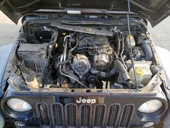 2017 Jeep Wrangler Sport z VIN 1C4GJWAG4HL596086, wystawiony jako Copart lot #59043455 z przebiegiem 128 610 mil mil oraz Czysty tytuł • Clean title. Historia ofert i sprzedaży dostępna na DreamBid. Obrazek 12.
