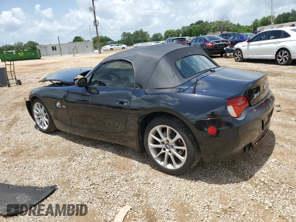 2008 BMW Z4 3.0i with VIN 4USBU33558LW74137, listed as a Copart auction lot 60290095 with 151,979 mi miles and Salvage title. Bid and sale history available at DreamBid. Image 2.