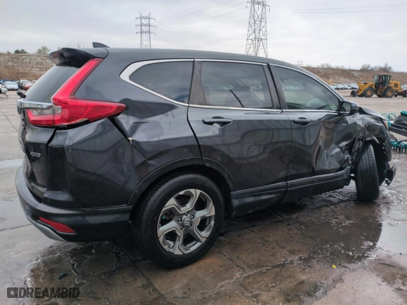 2019 Honda CR-V EX with VIN 5J6RW2H53KA014791, listed as a Copart auction lot 51961465 with 38,722 mi miles and Salvage Title. Bid and sale history available at carsss.com. Image 3.