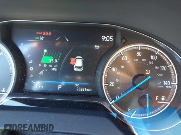 2023 Toyota Venza LE z VIN JTEAAAAH8PJ144374, wystawiony jako IAAI lot #41860924 z przebiegiem 23 281 mil mil oraz . Historia ofert i sprzedaży dostępna na DreamBid. Obrazek 15.