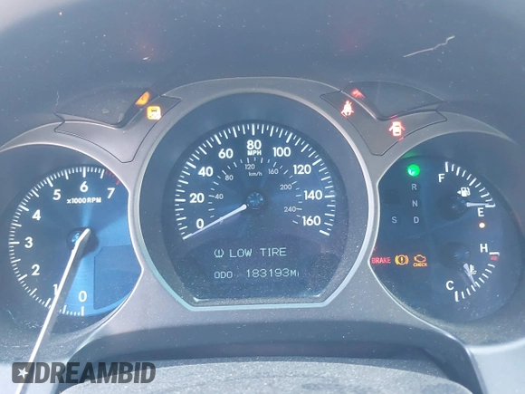 2007 Lexus GS 350 with VIN JTHBE96SX70025844, listed as a IAAI auction lot 41805534 with 183,193 mi miles and . Bid and sale history available at DreamBid. Image 7.