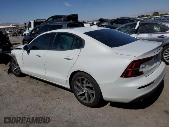 2020 Volvo S60 Momentum with VIN 7JR102FK2LG034687, listed as a Copart auction lot 59470314 with 56,012 mi miles and Salvage Title. Bid and sale history available at carsss.com. Image 2.