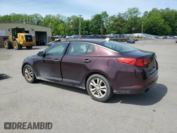2013 Kia Optima EX with VIN 5XXGN4A78DG149943, listed as a Copart auction lot 57970255 with 149,806 mi miles and Clean title. Bid and sale history available at DreamBid. Image 2.