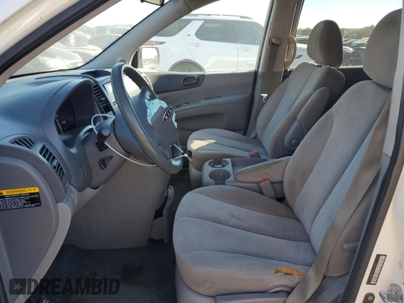 2010 Kia Sedona LX with VIN KNDMG4C35A6342603, listed as a Copart auction lot 76659124 with 205,052 mi miles and Clean Title. Bid and sale history available at carsss.com. Image 7.