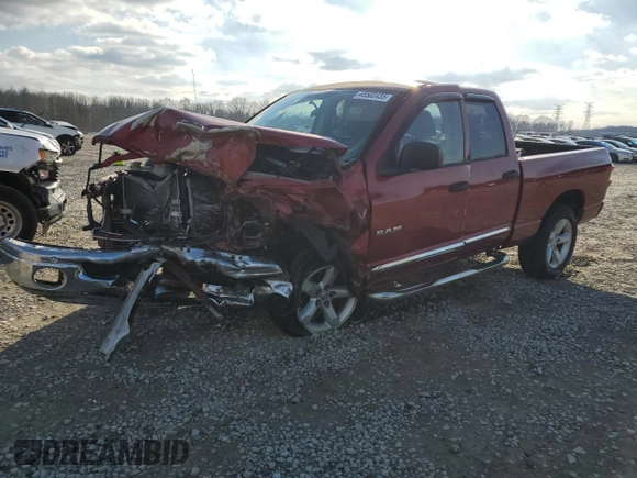 2008 Dodge 1500 SLT with VIN 1D7HA18N98J158239, listed as a Copart auction lot 45502435 with Not provided miles and Non repairable. Bid and sale history available at DreamBid. Image 1.