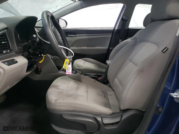 2017 Hyundai Elantra SE with VIN 5NPD74LF9HH211961, listed as a Copart auction lot 44795805 with 58,095 mi miles and Salvage Title. Bid and sale history available at carsss.com. Image 7.