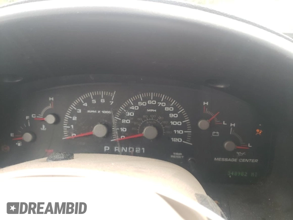2003 Ford Expedition Special Service z VIN 1FMPU15L93LC08095, wystawiony jako Copart lot #50589245 z przebiegiem 348 982 mil mil oraz Szkoda całkowita • Salvage title. Historia ofert i sprzedaży dostępna na DreamBid. Obrazek 9.