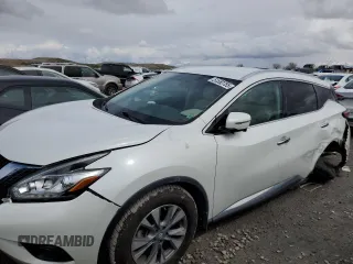 2015 Nissan Murano SL with VIN 5N1AZ2MH8FN239194, listed as a Copart auction lot 51532785 with 30,162 mi miles and Salvage Title. Bid and sale history available at DreamBid. Image 1.