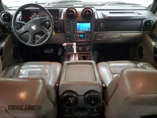 2005 Hummer H2 SUT with VIN 5GRGN22U15H123731, listed as a Copart auction lot 87680395 with 205,043 mi miles and Salvage Title. Bid and sale history available at carsss.com. Image 8.