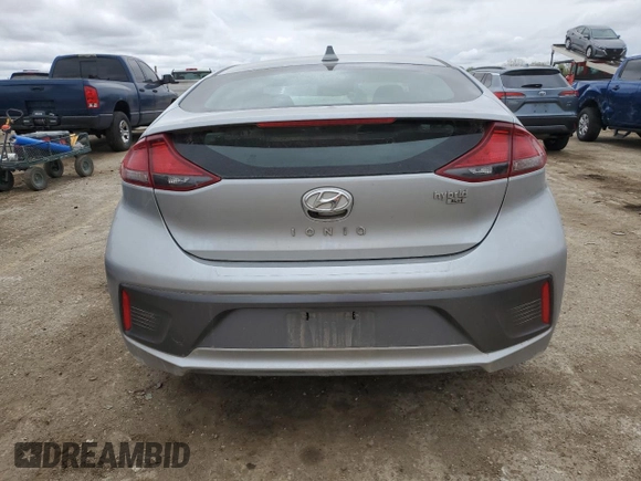 2022 Hyundai Ioniq Blue with VIN KMHC65LC0NU284899, listed as a Copart auction lot 51975395 with 96,100 mi miles and Salvage title. Bid and sale history available at DreamBid. Image 6.