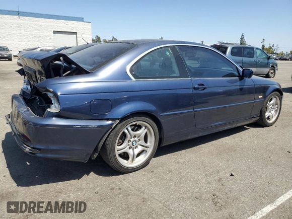 2003 BMW 3 Series 330Ci z VIN WBABN53463PH05144, wystawiony jako Copart lot #58390135 z przebiegiem 210 356 mil mil oraz Szkoda całkowita • Salvage title. Historia ofert i sprzedaży dostępna na DreamBid. Obrazek 3.