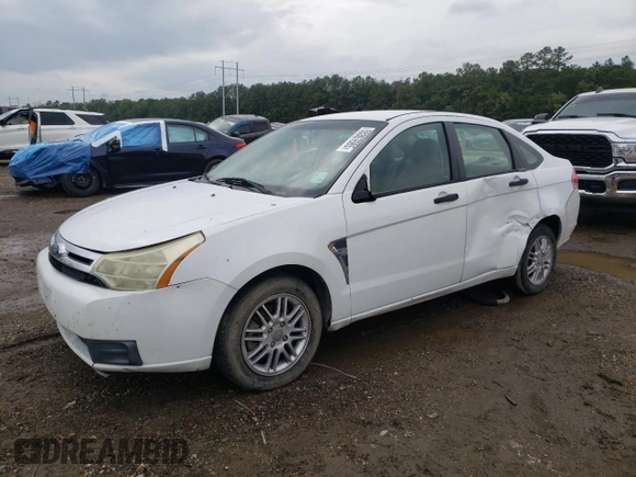 2008 Ford Focus SE with VIN 1FAHP35N58W297866, listed as a Copart auction lot 55307685 with 246,122 mi miles and Salvage Title. Bid and sale history available at DreamBid. Image 1.