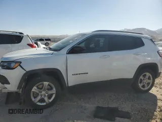 2023 Jeep Compass Latitude with VIN 3C4NJDBN5PT561987, listed as a Copart auction lot 49517465 with Not Provided miles and Salvage Title. Bid and sale history available at DreamBid. Image 1.