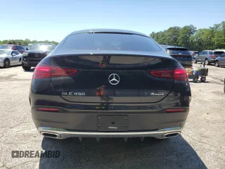 2025 Mercedes-Benz GLE 450 with VIN 4JGFD5KB9SB280918, listed as a Copart auction lot 57639525 with 7,230 mi miles and Salvage title. Bid and sale history available at DreamBid. Image 6.
