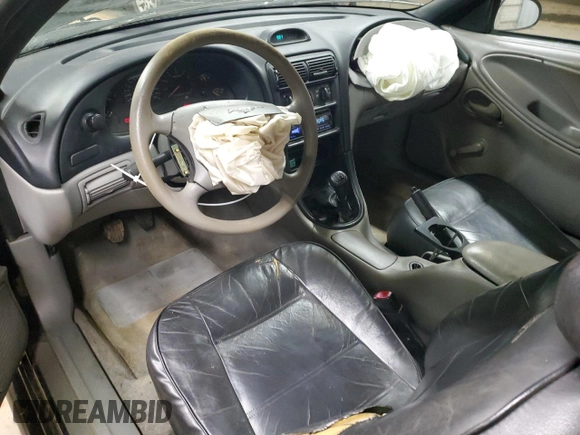 1997 Ford Mustang GT with VIN 1FALP42X4VF192088, listed as a Copart auction lot 84714114 with 194,845 mi miles and Salvage title. Bid and sale history available at DreamBid. Image 8.