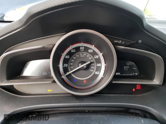 2015 Mazda 3 i Touring with VIN 3MZBM1L78FM235597, listed as a Copart auction lot 51717005 with 57,186 mi miles and Salvage title. Bid and sale history available at DreamBid. Image 9.