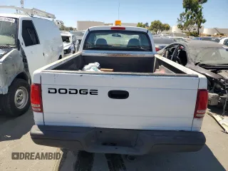 2002 Dodge Dakota with VIN 1B7GL12X92S701455, listed as a Copart auction lot 66929624 with 64,563 mi miles and Salvage Title. Bid and sale history available at carsss.com. Image 6.