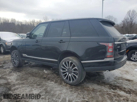 2016 Land Rover Range Rover Supercharged с VIN SALGS2EFXGA301986, выставлен на аукционе Copart как лот 46297765 с пробегом 81 247 миль миль и Чистый • Clean title. История ставок и продаж доступна на DreamBid. Изображение 2.