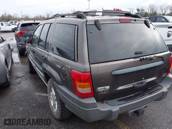 2000 Jeep Grand Cherokee Laredo with VIN 1J4GW48N2YC187623, listed as a IAAI auction lot 41311495 with 121,831 mi miles and . Bid and sale history available at DreamBid. Image 3.