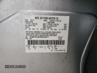 2021 Ford Edge SE with VIN 2FMPK4G94MBA04511, listed as a Copart auction lot 84423524 with 162,699 mi miles and Salvage title. Bid and sale history available at DreamBid. Image 14.