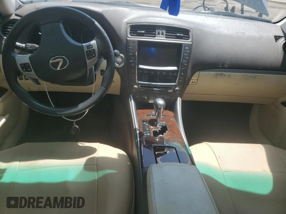 2011 Lexus IS 250 with VIN JTHBF5C24B5138128, listed as a Copart auction lot 63126435 with 156,317 mi miles and Salvage title. Bid and sale history available at DreamBid. Image 8.