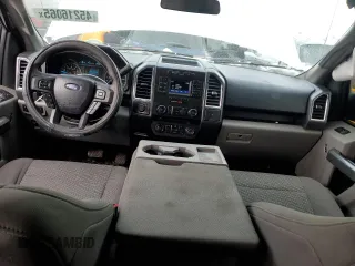 2017 Ford F-150 XL with VIN 1FTEW1E89HKC46487, listed as a Copart auction lot 45216065 with 153,488 mi miles and Salvage Title. Bid and sale history available at carsss.com. Image 8.