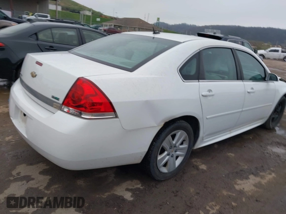 2011 Chevrolet Impala LS Retail with VIN 2G1WA5EK4B1104957, listed as a IAAI auction lot 42012637 with 160,286 mi miles and . Bid and sale history available at DreamBid. Image 4.