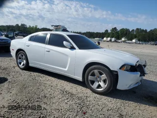 2014 Dodge Charger Police with VIN 2C3CDXAT8EH203468, listed as a Copart auction lot 55890735 with 119,327 mi miles and Salvage title. Bid and sale history available at DreamBid. Image 4.