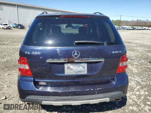 2007 Mercedes-Benz M 350 with VIN 4JGBB86E37A246528, listed as a Copart auction lot 49773195 with 143,043 mi miles and Salvage Title. Bid and sale history available at DreamBid. Image 6.
