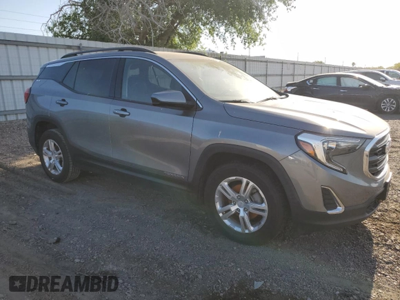2020 GMC Terrain SLE with VIN 3GKALMEV5LL247274, listed as a Copart auction lot 52832085 with Not provided miles and Salvage title. Bid and sale history available at DreamBid. Image 4.