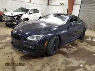 2013 BMW 6 Series 650i with VIN WBAYM9C56DDW20172, listed as a Copart auction lot 44618485 with Not Provided miles and Clean Title. Bid and sale history available at carsss.com. Image 1.