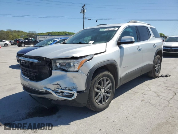 2018 GMC Acadia SLT z VIN 1GKKNMLS7JZ194476, wystawiony jako Copart lot #53078525 z przebiegiem 148 696 mil mil oraz Szkoda całkowita • Salvage title. Historia ofert i sprzedaży dostępna na DreamBid. Obrazek 1.